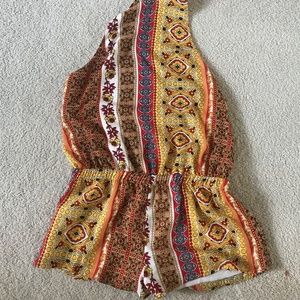 Windsor Tribal Halter Romper